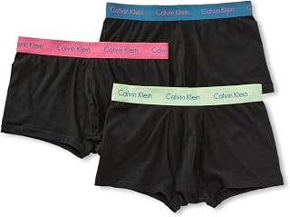 Calvin Klein Men's Boxer Shorts Trunks Cotton with Stretch Pack of 3