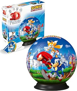 Ravensburger 3D Puzzle Ball - Sonic the Hedgehog - Ages 6+, 72 Pieces