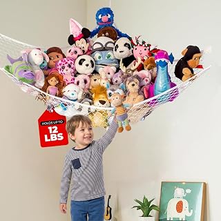 Lilly's Love Stuffed Animal Storage Net Hammock Large STUFFIE Party Hammock | Organize the Chaos