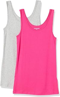 Amazon Essentials Women's Slim Tank Top, Pack of 2