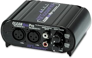 ART CLEANBox Pro Dual Channel Level Converter | Dual channel level converter with XLR and RCA connections for recording studios, live sound and broadcasting