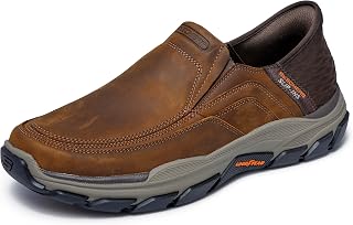 Skechers Men's USA Respected - Elgin Moc Toe Leather Slip-Ins