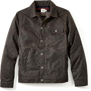 Huckberry Flint and Tinder Men's Wool-Lined Waxed Trucker Jacket, Built for Layering