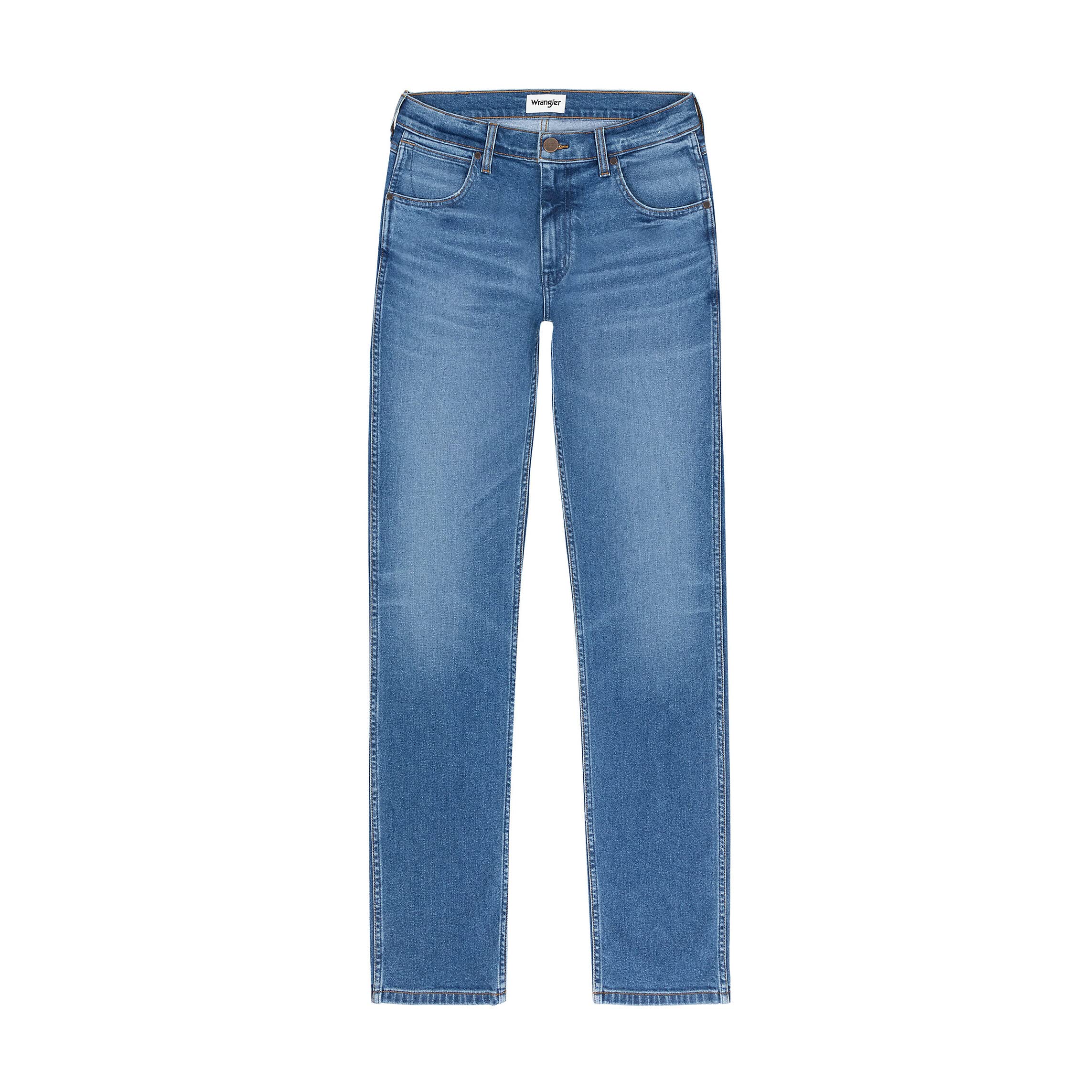 Wrangler - Jeans Hombre - Corte Recto Regular - Greensboro - Black Back