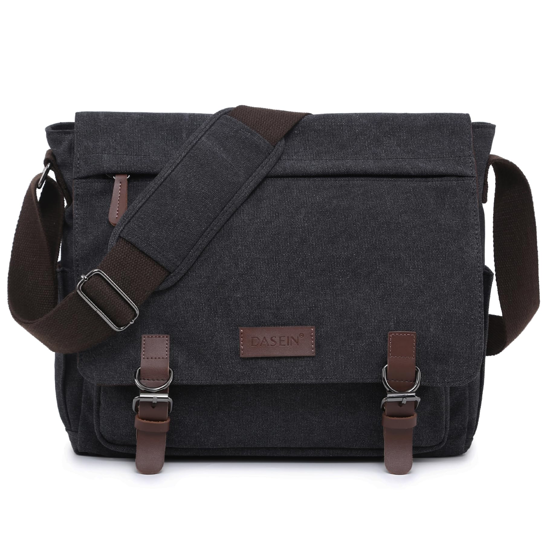 Large Vintage Canvas Messenger Shoulder Bag Travel Crossbody Purse Briefcase Bus