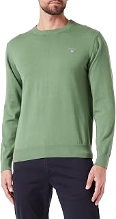 GANT Men's Cotton Pique C-Neck Pullover Sweater