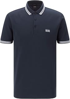 BOSS Men's Paddy AP Heritage Polo Paddy Active Contrasting Stripes