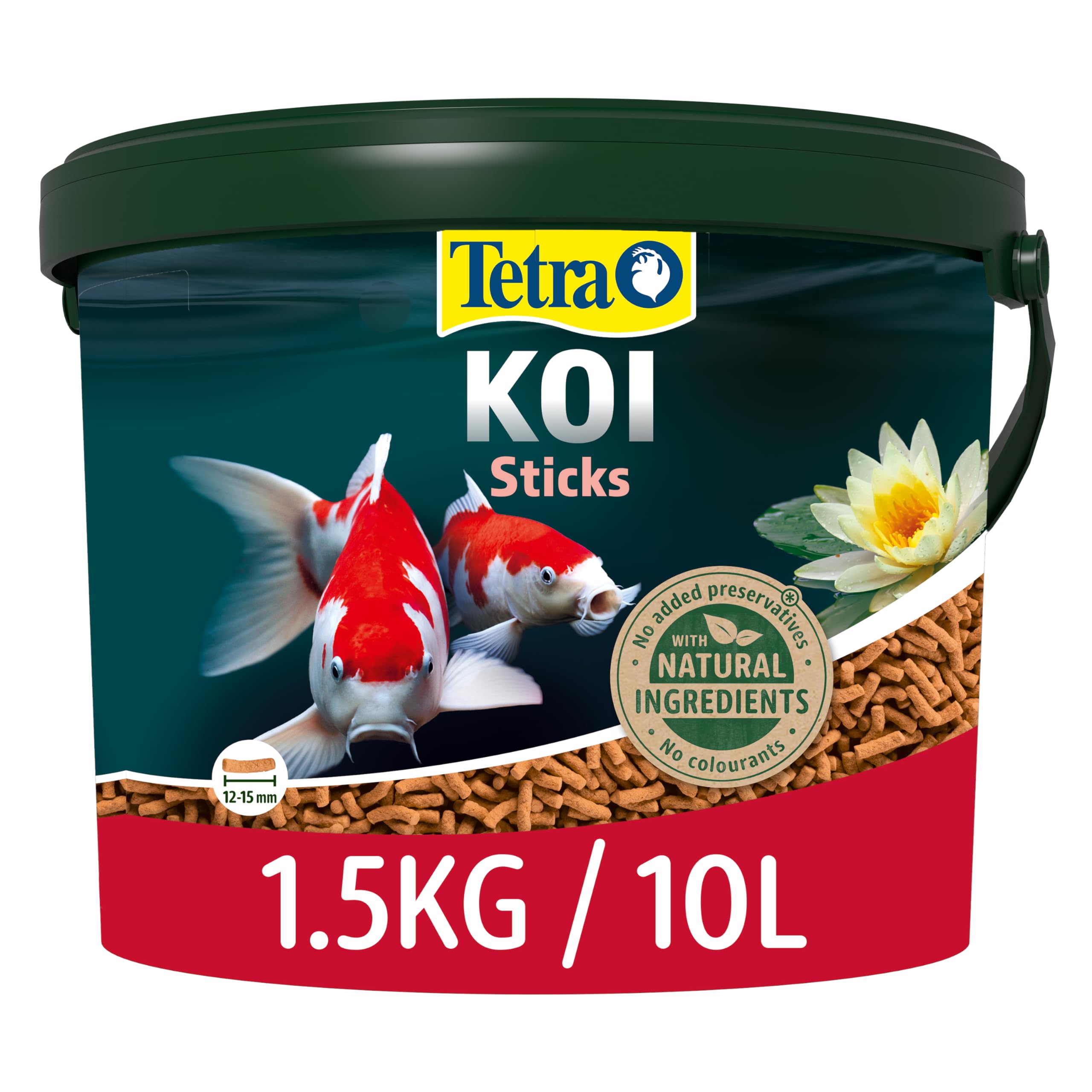 Tetra Koi Pond Fish Food Sticks 1.5kg - biologically balanced for koi fish | For