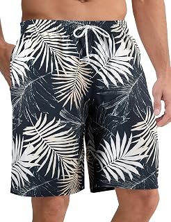 APTRO Men's Swim Trunks Swimming Shorts Board Shorts Quick Dry Surf Beach Shorts Big and Tall Swim Shorts