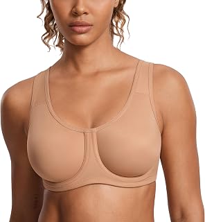 SYROKAN Women's Max Control Underwire Sports Bra