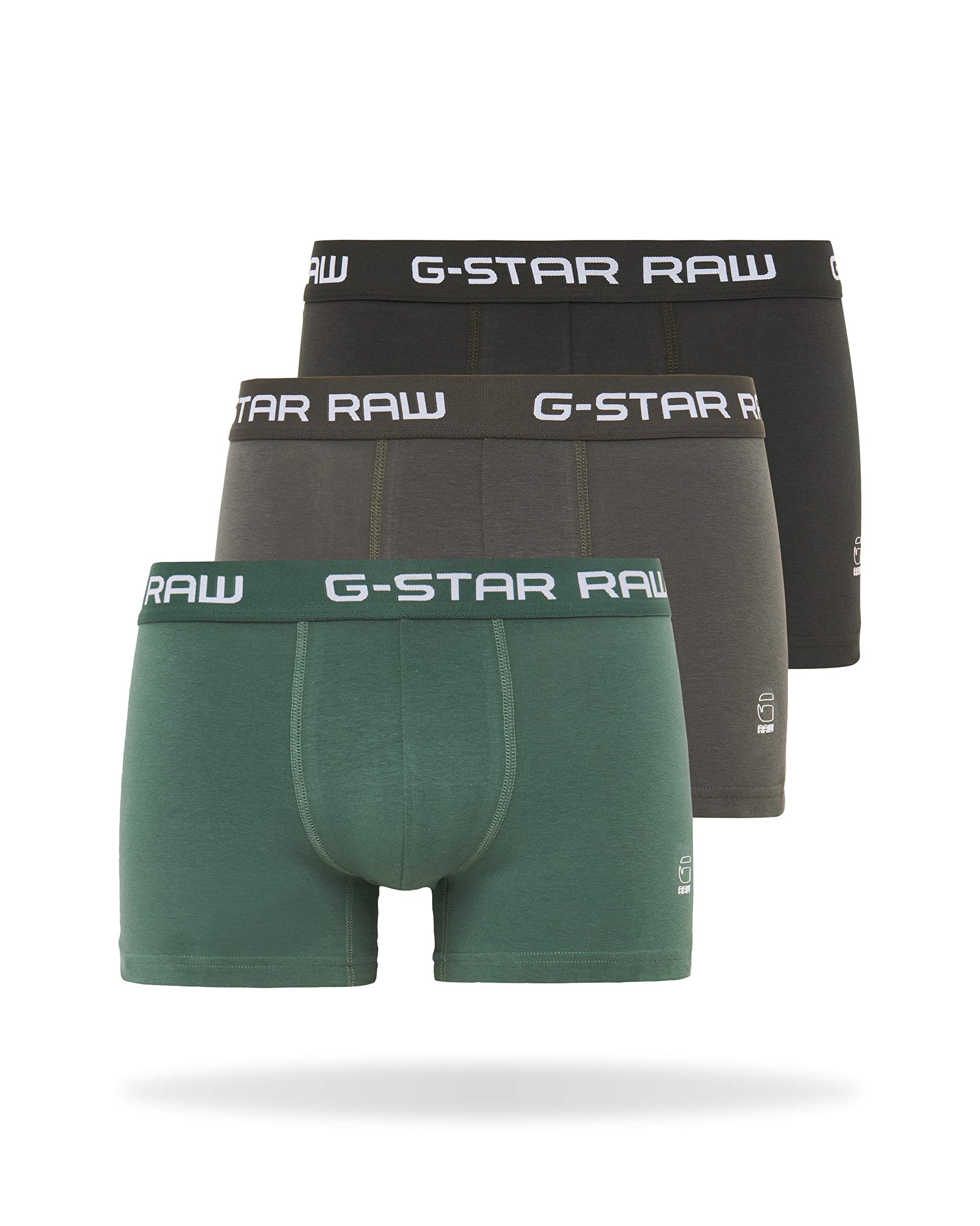 G-STAR Paquete de Tres Calzoncillos Classic de Color Ropa Interior Hombre (Pack 