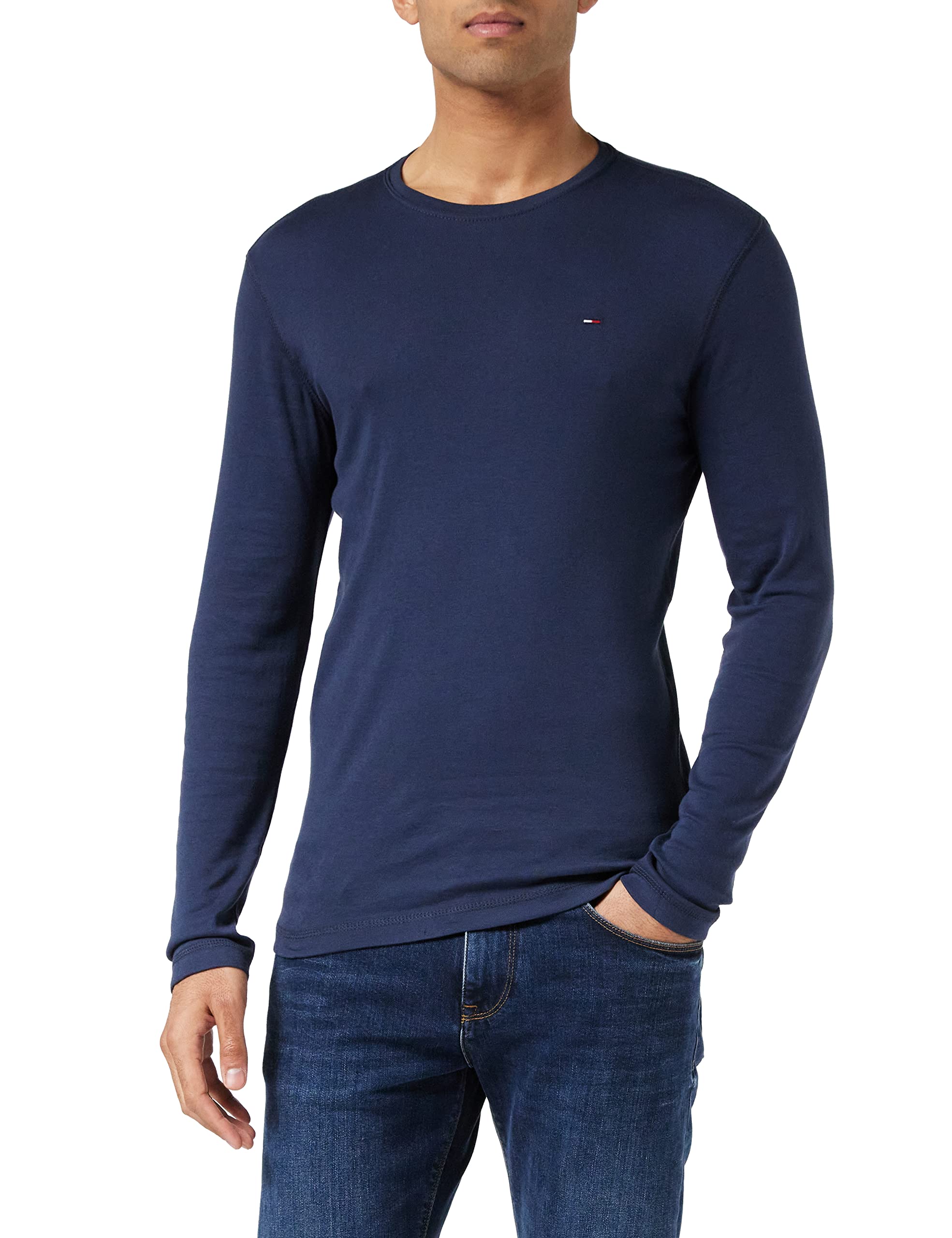 Tommy Jeans Men's Long-Sleeved Shirt TJM Original Cotton