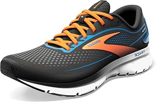 Brooks Men’s Trace 2 Neutral Running Shoe, Black/Multi, 12 UK