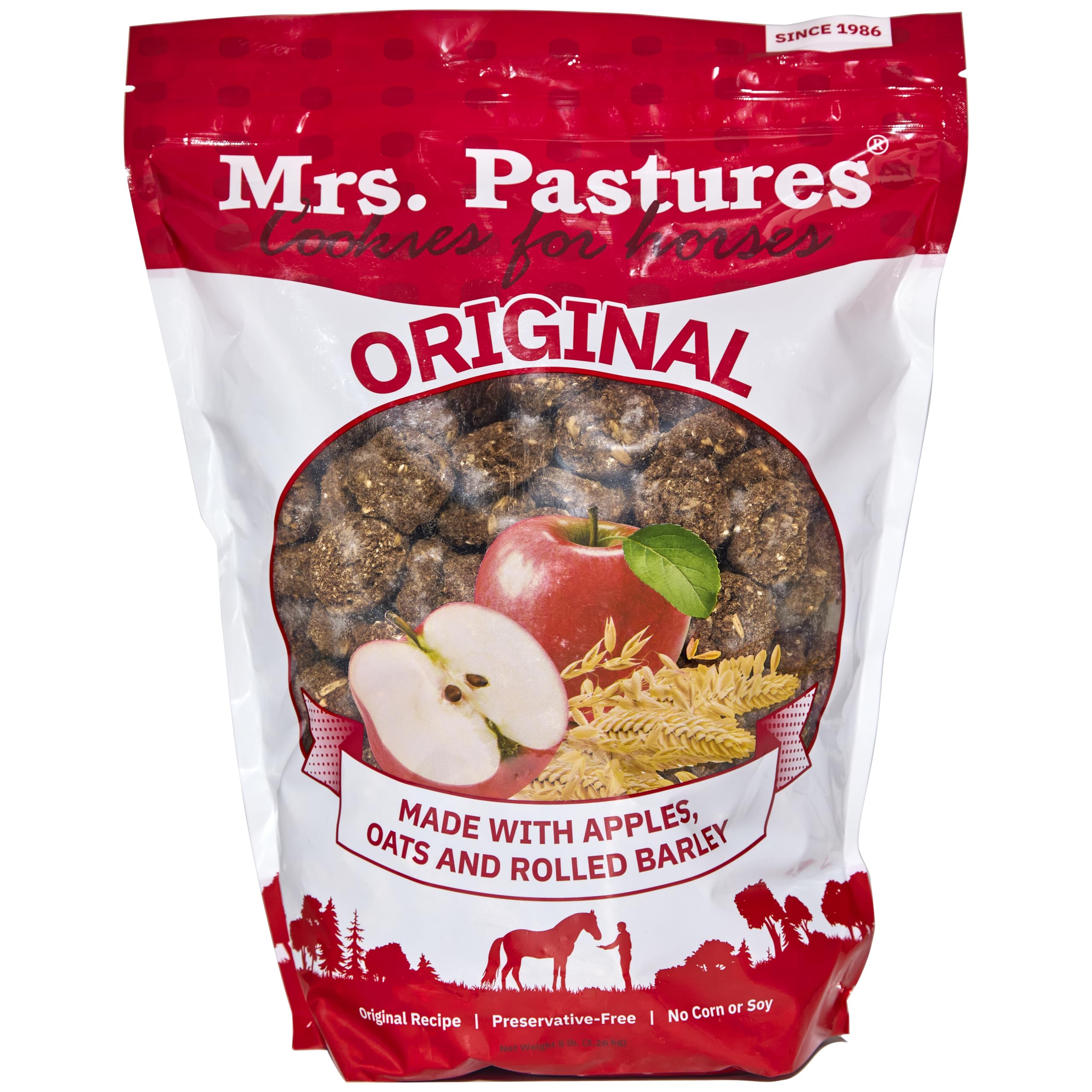 Mrs Pastures Cookies and Treats for Horses - Premium Horse Treats - Made with Ap
