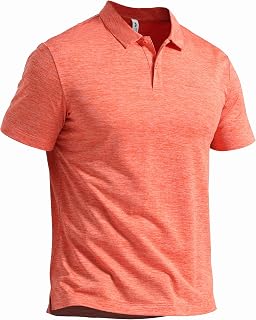 Pioneer Camp Men's Short Sleeve Polo Shirt - Breathable and Quick Dry with 4-Way Stretch, UPF 50+ Sun Protection - High Quality Functional Shirt