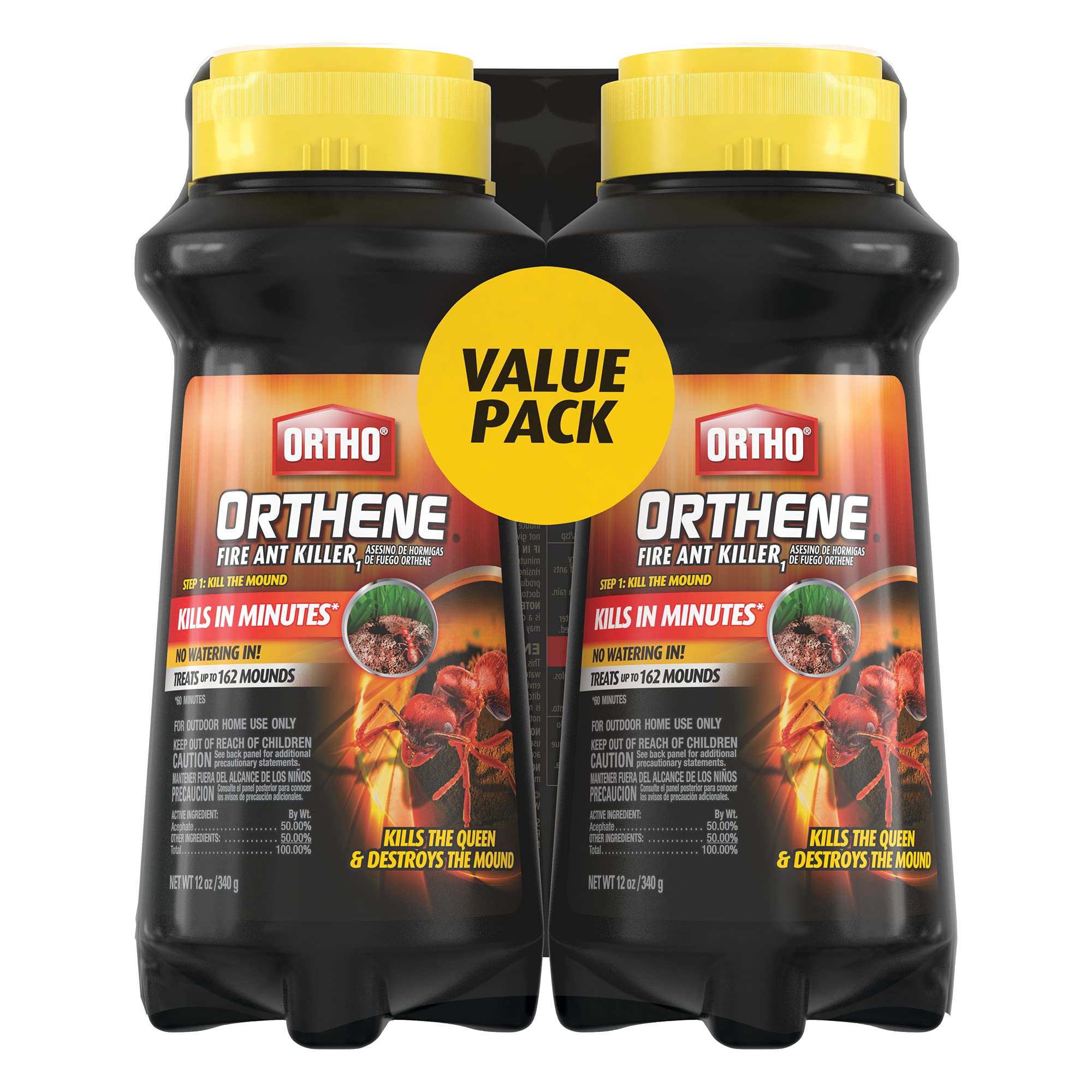Ortho Orthene Fire Ant Killer1, 12 oz (2-Pack), 680g | Outdoor Ant Killer, Kills