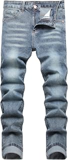 JUNBAOSS Jeans Elásticos Ajustados para Hombre Men's Golf Trousers
