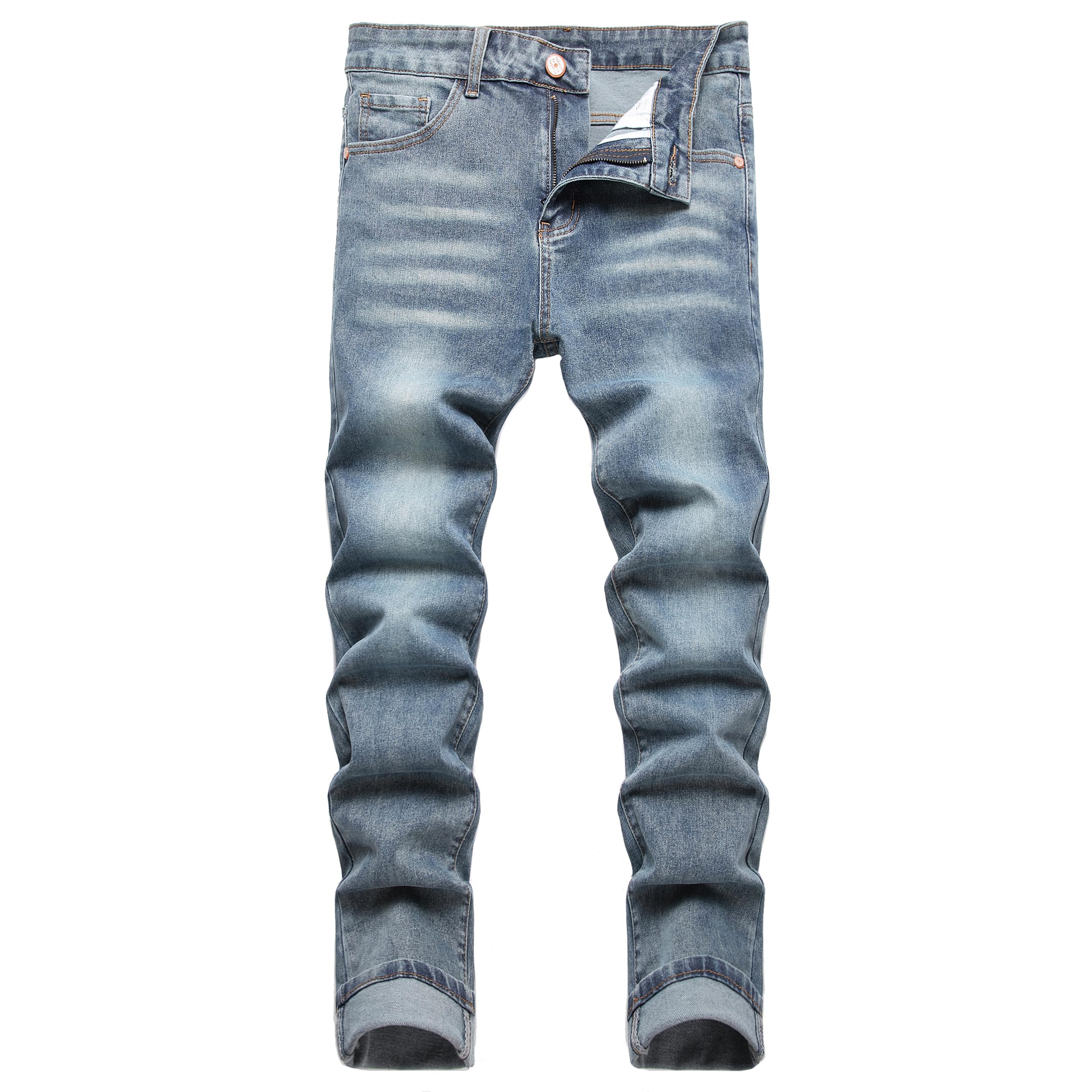JUNBAOSS Jeans Elásticos Ajustados para Hombre Men's Golf Trousers