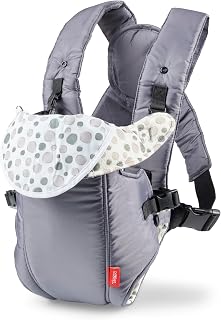 Nuby Two Way to Wear Baby Carrier, Lightweight & Adjustable, 0M+ | Front & Back Carry Positions with Adjustable Straps, Lightweight Compact & Easy Fit Design for Newborn Comfort On the Go