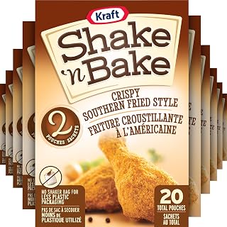 Shake 'N Bake Crispy Southern Fried Style Coating Mix, 10 per Pack, 142 g Boxes