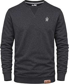 JRC Men's Fleece Sweatshirts and Pullover with Crew Neck, Crew Neck, Long Sleeve Jumper for Sports and Work Wear