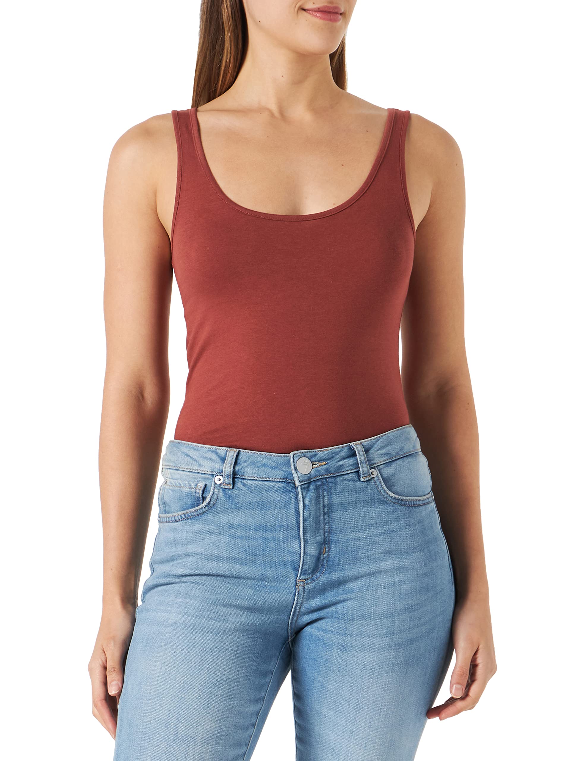 Vero Moda Vmmaxi My Soft Long Tank Top Noos Women's Tank Top (Pack of 1)