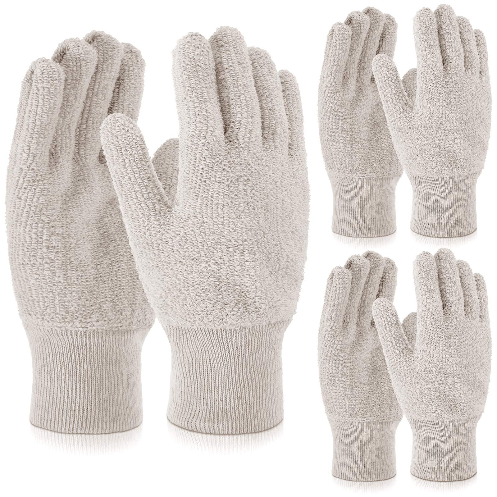 Syhood 3 Pairs Silver Jewelry Polishing Cleaning Gloves | White, Tarnish Removal