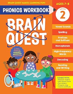 Brain Quest Phonics Workbook: Grade 2