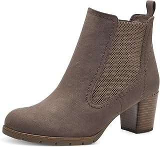 MARCO TOZZI Womens Black Heeled Pull On Boot
