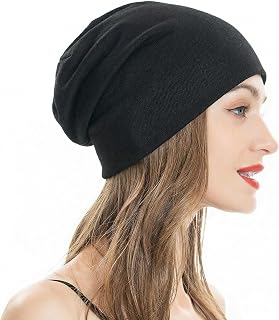 ZLYC Women's Lightweight Knit Beanie Hat Summer Soft Knit Cap
