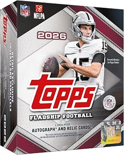 2026 Topps NFL Flagship Football - Factory Sealed - Mega Box