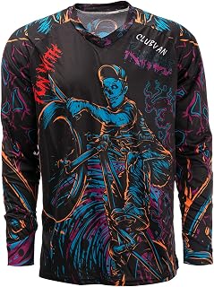 JPOJPO Men's Cycling Jersey MTB Downhill Shirt Long Sleeve Motorcycle Breathable S-4XL