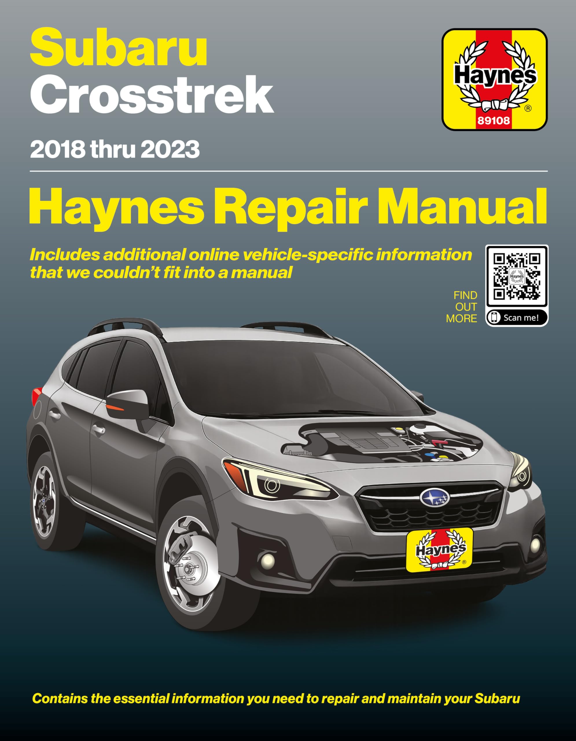 Haynes Compatible for Subaru Crosstrek (2018–2023) Repair Manual: Covers 2.0L FB