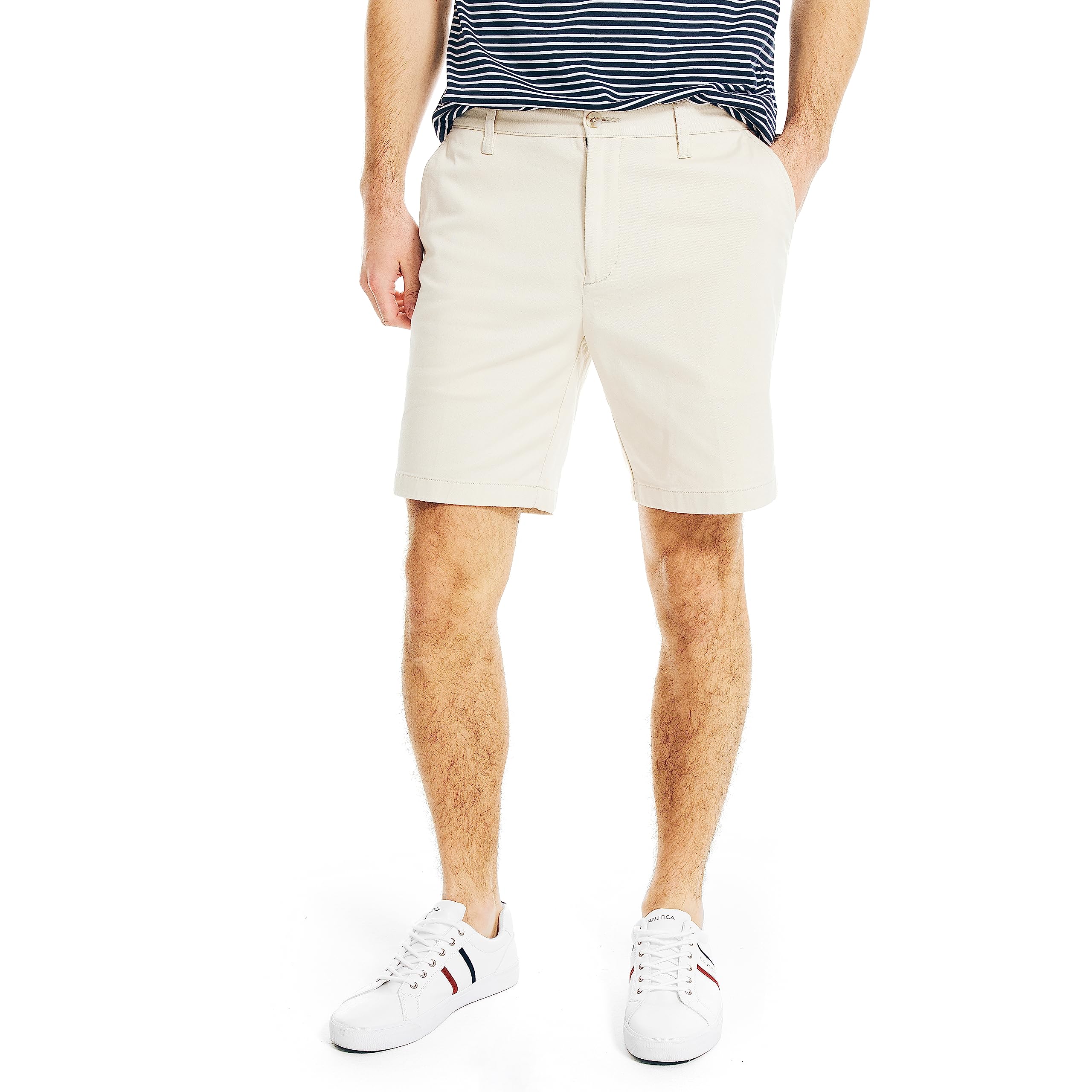 Nautica Men's Boardshorts Pantalones Cortos Chinos De Ajuste Clásico Con Parte D