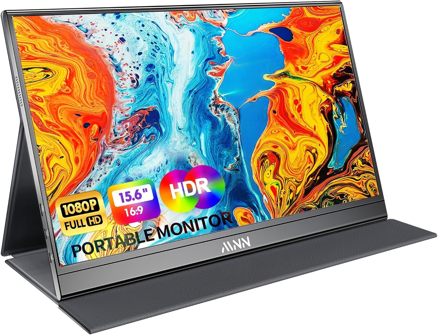 MNN 15.6" FHD 60Hz Portable Monitor USB-C HDMI IPS HDR Gaming Laptop | 15.6" FHD