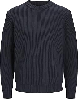 Jack & Jones Rddwalt - Maglia Girocollo Noos Maglione Lavorato a Maglia Uomo (Pacco da 1)