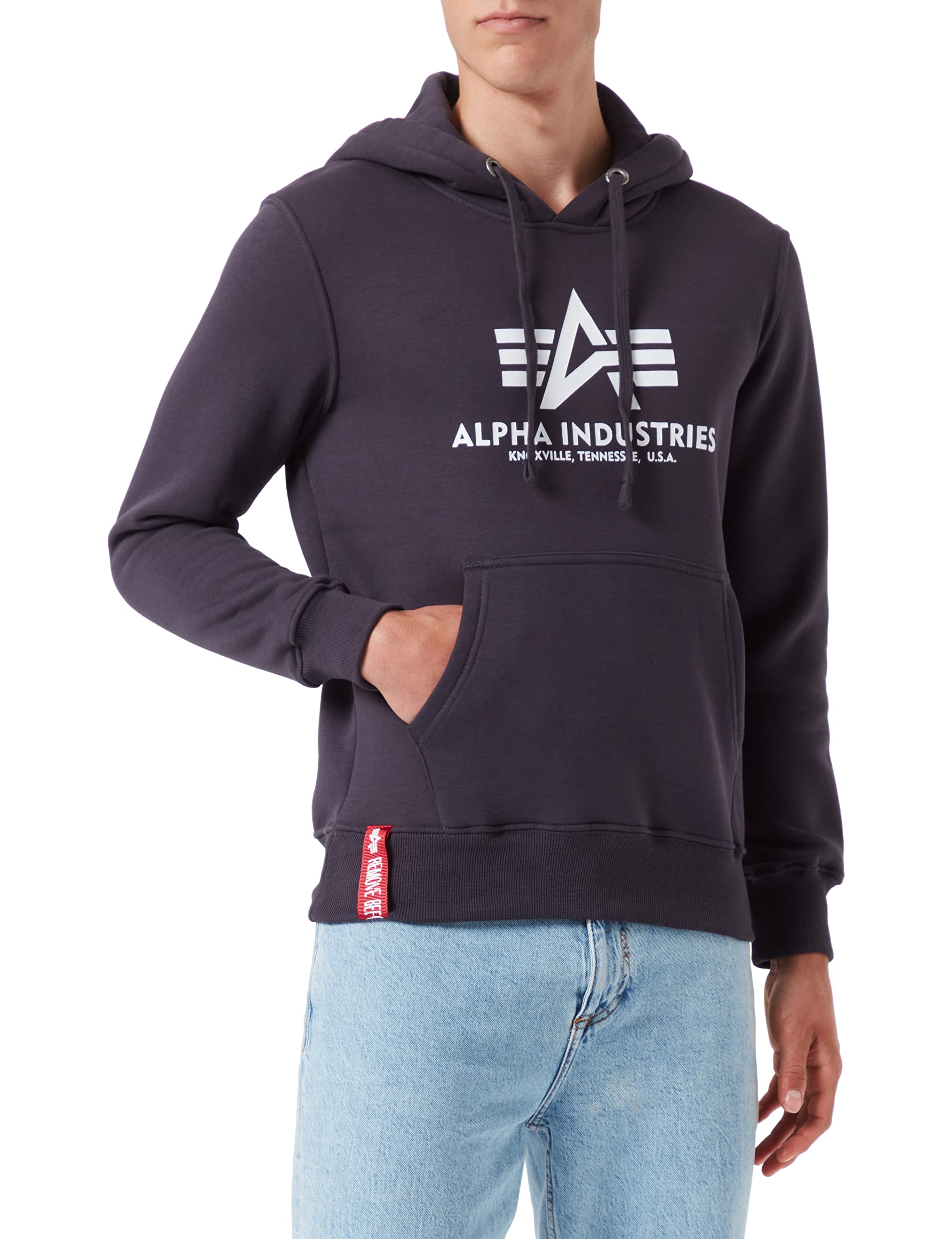 Alpha Industries Men's Basic Hoody Hooded Sweat for Men Hooded Sweatshirt (pack 