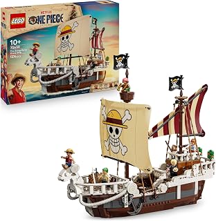 LEGO ONE PIECE The Pirate Ship Going Merry 75639 | 1376 Pieces 1376 Pieces Kids Toys Boat Show Toy 5 Minifigures Including Luffy and Zoro Gift Idea