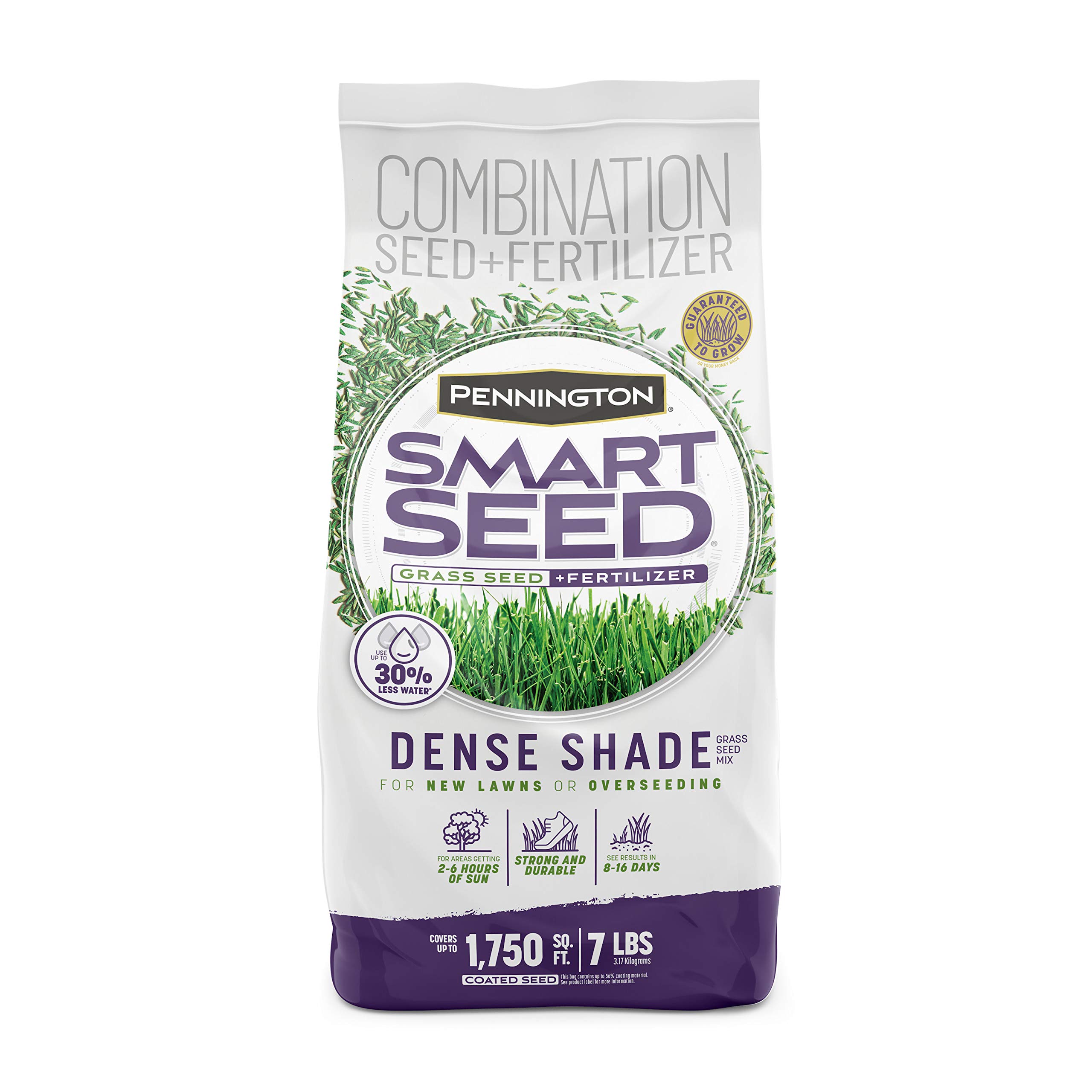 Pennington Smart Seed Dense Shade Mix Grass Seeds for Lawn, 7 Lb | Tall Fescue, 