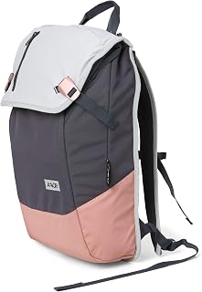 AEVOR Daypack Ergonomic Expandable Backpack Laptop Compartment Waterproof Palm Grey, 18