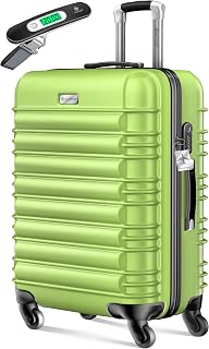 KESSER® Travel Suitcase Hard Shell Suitcase with Luggage Scale + Luggage Tag, Trolley Case, Combination Lock, 4 Wheels, ABS Hard Shell, Telescopic Handle