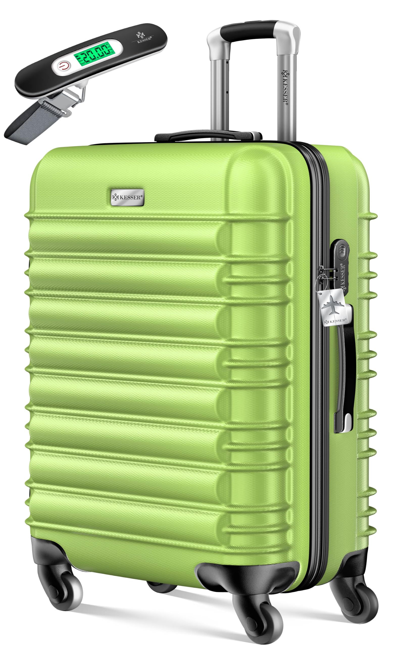 KESSER® Travel Suitcase Hard Shell Suitcase with Luggage Scale + Luggage Tag, Tr
