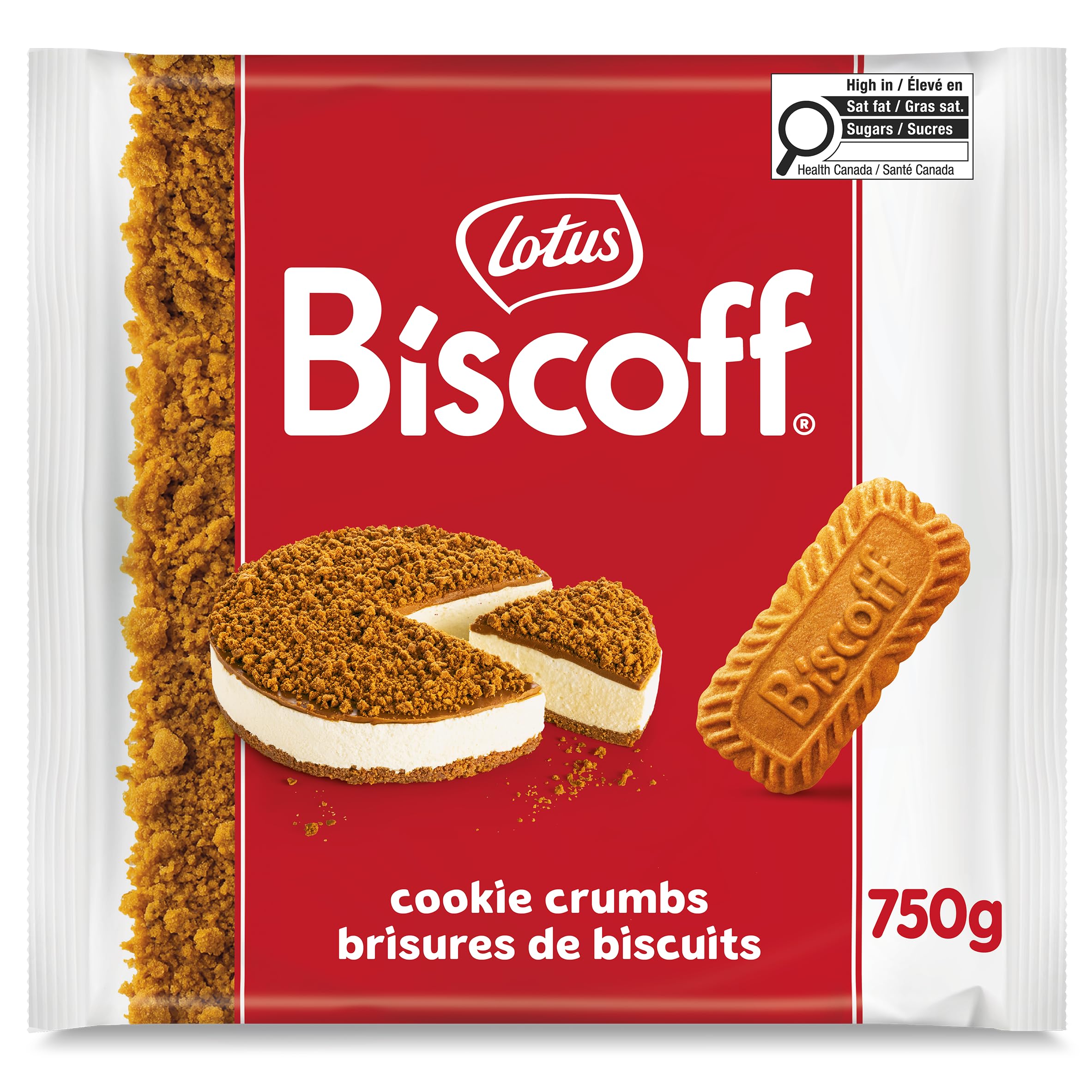 Lotus Biscoff Caramelized Biscuit Crumble for Cakes Deserts | Vegan | 750g | Rea