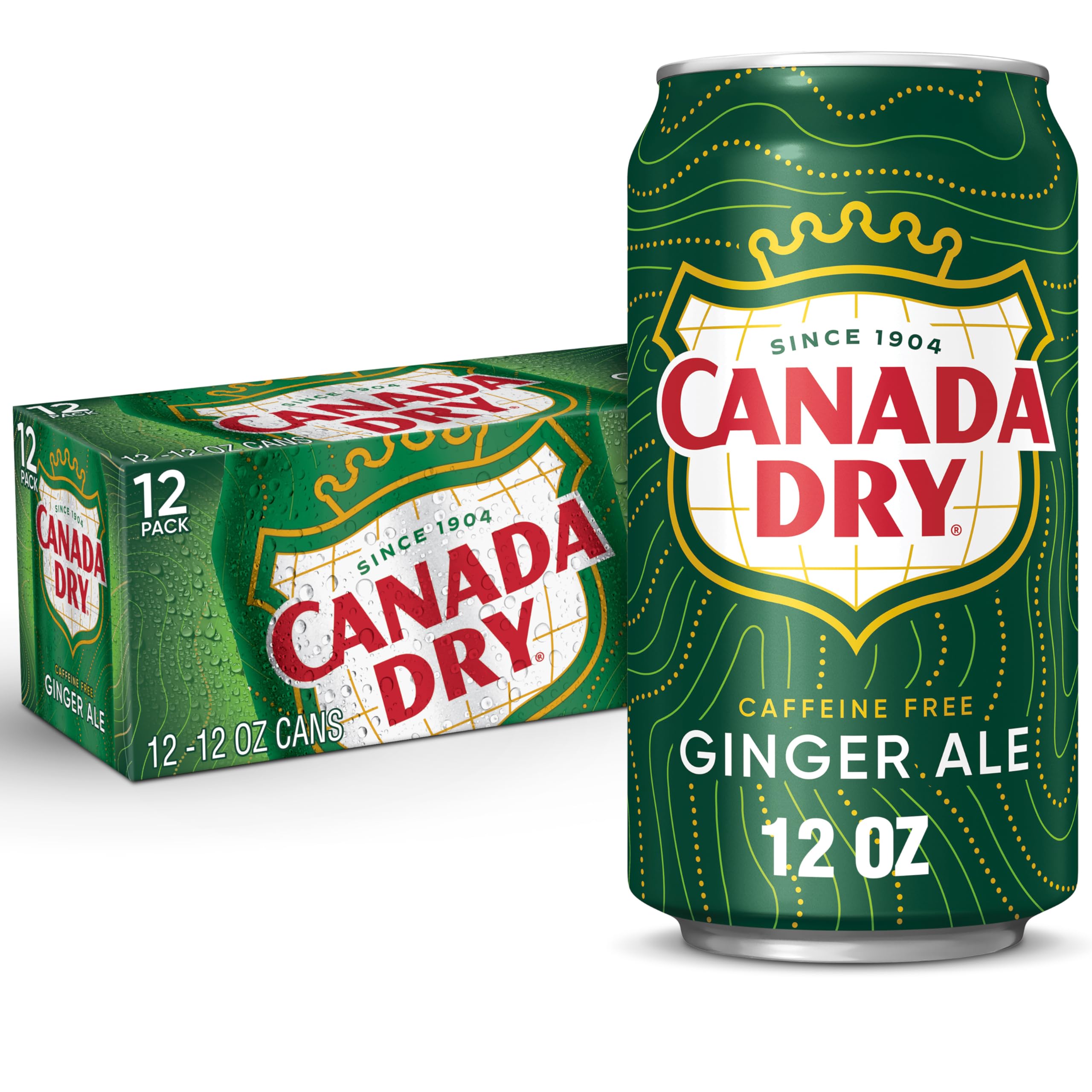 Canada Dry Ginger Ale Soda, 12 Oz Cans, 12 Count