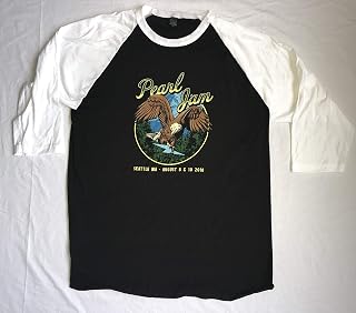 Pearl Jam 2018 t shirt baseball style seattle size xxx large raglan eagle 8/08-8/10 the home shows
