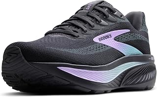 Brooks Ghost 17 Women's Running Shoes, Jogging Shoes, Black/White/Blue