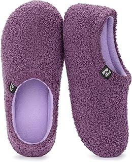 RockDove Women's Teddy Plush Indoor Slipper with Closed Back
