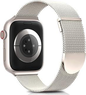 Higgs Strap Compatible with Apple Watch Straps 42mm 46mm 45mm 44mm 41mm 40mm 38mm 49mm for Women Men, Dual Magnetic Adjustable Metal Band for iWatch Series 12 11 10 SE 9 8 7 6 5 Ultra 4 3 2 1