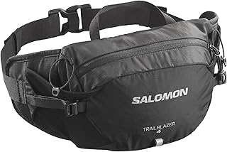Salomon Trailblazer Belt, Versatile with Elasticated Water Bottle Pockets, Padded Backrest, Adjustable Fit, Comfortable for Walking and Cycling