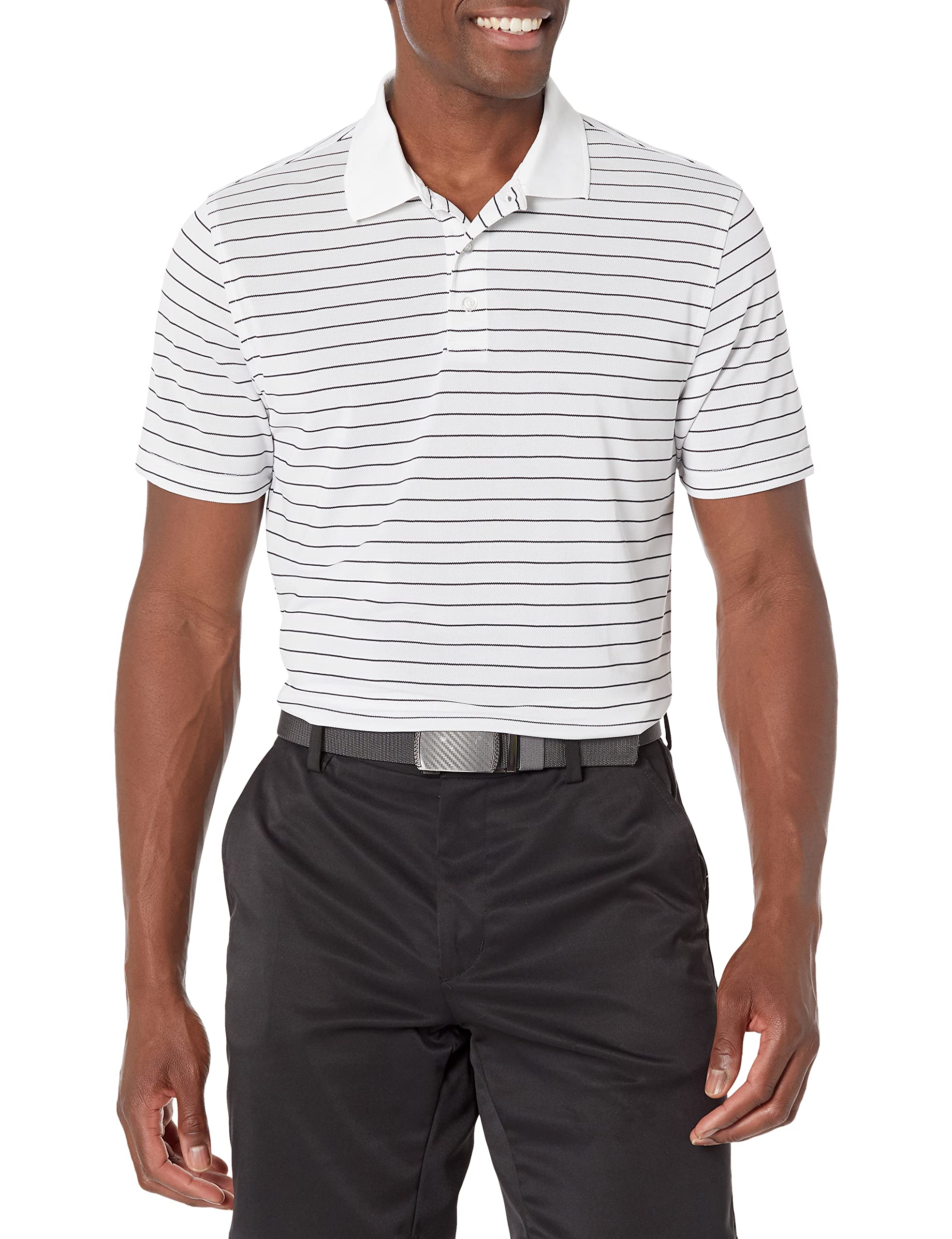 Amazon Essentials Hombre Polo de Golf, Manga Corta, Corte Ajustado, Secado Rápid